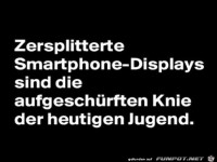 Aufgesch�rfte Knie