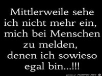 Mittlerweile ist es egal