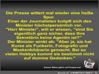 Die Presse wittert mal wieder eine hei�e Spur