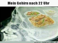 Nur Essen im Kopf