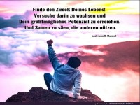 finde den zweck deines lebens