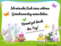 Schnen Grndonnerstag