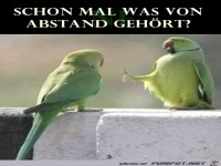 Noch nie was von Abstand geh�rt?