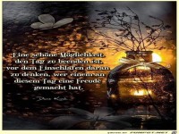 Einen schnen Tag zu beenden