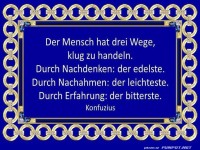 Der Mensch hat drei Wege