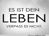 Es ist dein Leben