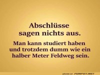 Abschlüsse erzählen nicht alles