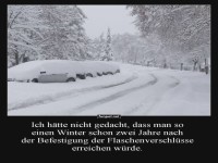 Schnee-Wahnsinn: Zwei Jahre Vorsprung!
