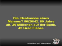 Die Idealmasse eines Mannes?