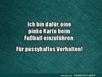 Rosa Karte f�r Ballk�nste!