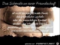das schoenste an einer Freundschaft