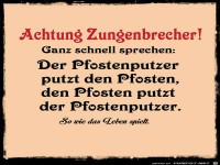 Achtung Zungenbrecher
