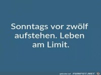 Sonntags vor 12......