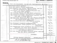 Rechnung �ber die Kirchenreparatur 1941