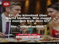 Du k�nntest �ber Nacht bleiben...