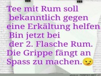 Tee mit Rum
