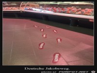 Der deutsche Jakobsweg f�hrt zum Fleisch