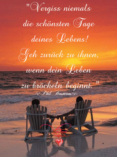 Vergiss niemals die schoensten Tage