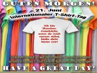 Internationaler T-Shirt Tag