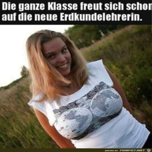 fun-Bild: die neue Erkunde-Lehrerin
