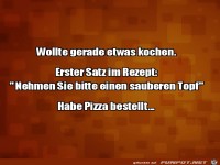 Wollte gerade kochen
