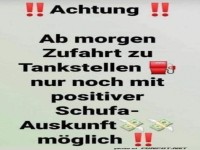 Tanken nur noch mit Bonit�tscheck!