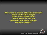 Wer war die erste Fu�ballmannschaft?
