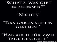 Was gibt es zum Essen