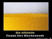 Offizielle Flagge f�rs Wochenende