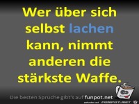 �ber sich selber lachen