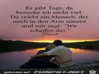 Es gibt Tage da brauche ich nicht viel