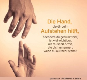 herz-Bild: Die Hand