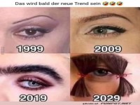 Augenbrauen-Trends: Von 1999 bis 2029