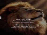 Weiser Lwe und innere Strke