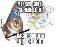 Partyhut-Poesie: Licht bleibt weise!