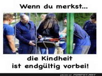 Erwachsensein hat keinen Kindersitzplatz