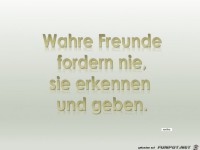 Wahre freunde fordern nie