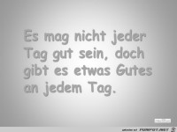 Es mag nicht jeder Tag