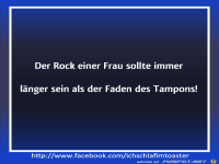 Rock einer Frau