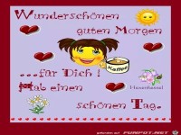 Wunderschoenen Guten Morgen