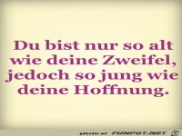 du bist nur so alt 