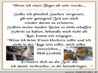 Wenn ich eines Tages alt sein werde