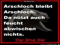Arschloch bleibt Arschloch
