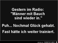 M�nner mit Bauch