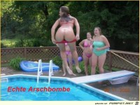 echte Arschbombe