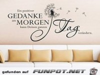 ein positiver Gedanke