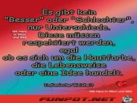 Es gibt keine Besseren und Schlechteren