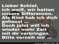 Lieber Schlaf