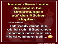 Auf den R�cken klopfen