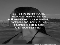 Das ist nicht fair